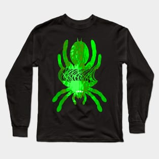 Tarantula Silhouette 56 (Tie Dye) Long Sleeve T-Shirt